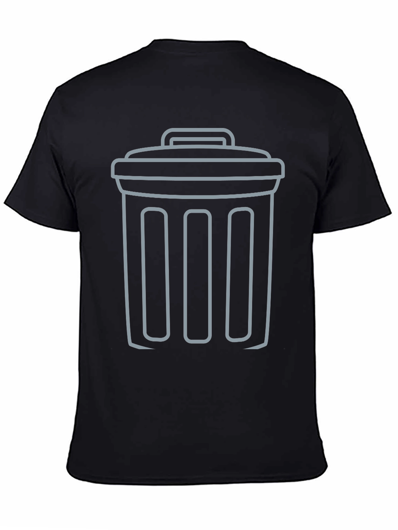 Trash Can Graphic Tee - Humor Shirt