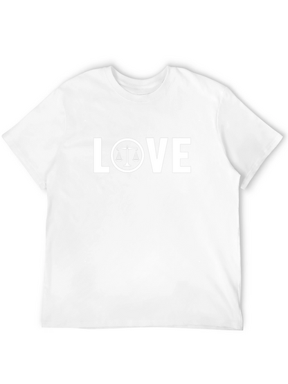 Lawyer LOVE T-Shirt - Scales of Justice Design