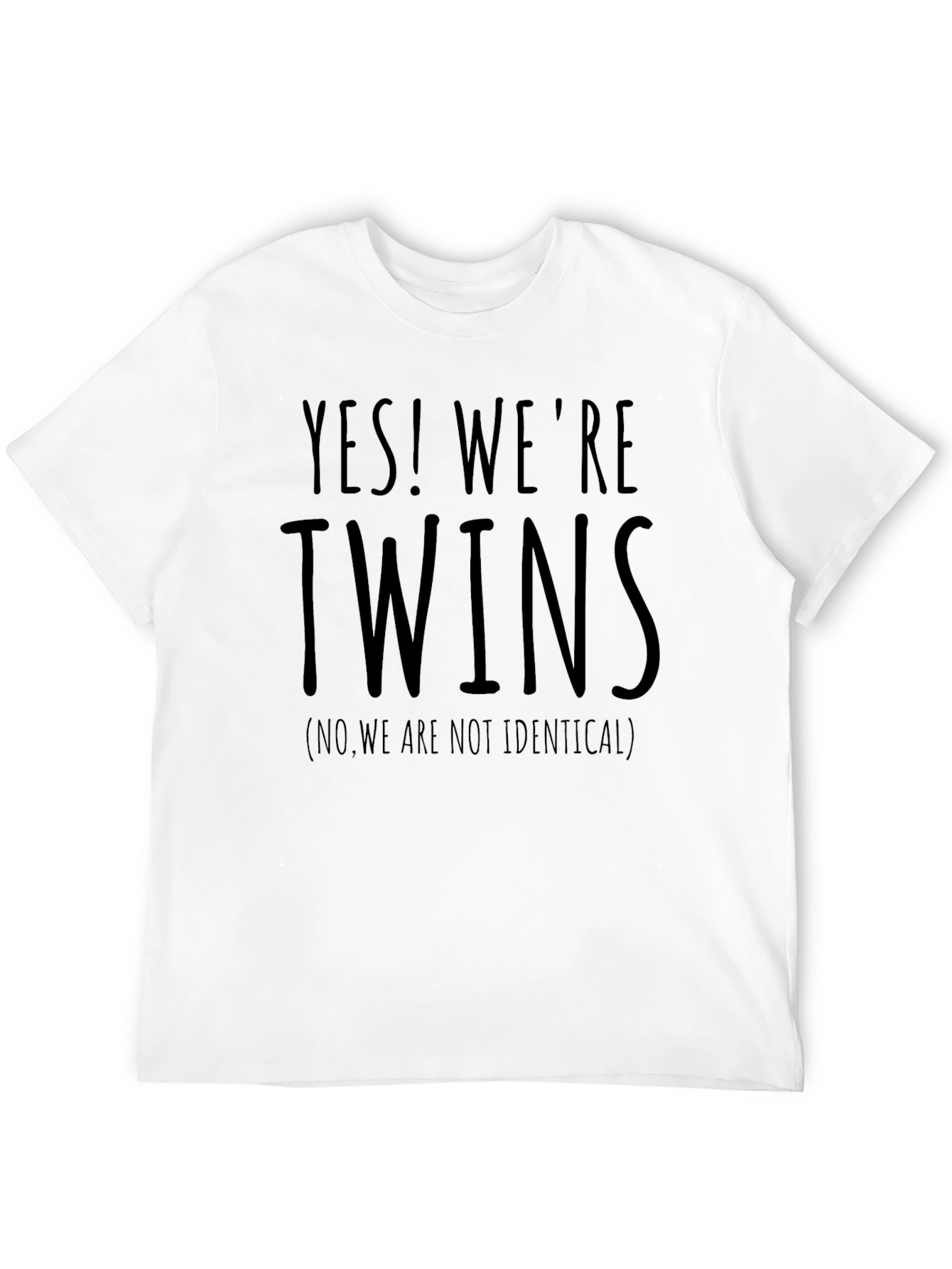 Yes! Were Twins Funny Sibling T-Shirt