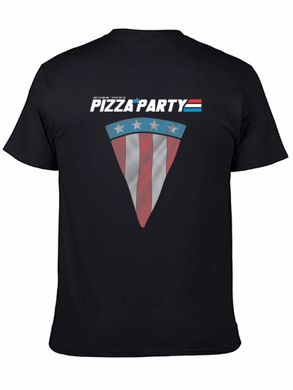 Pizza Party Patriotic Graphic T-Shirt