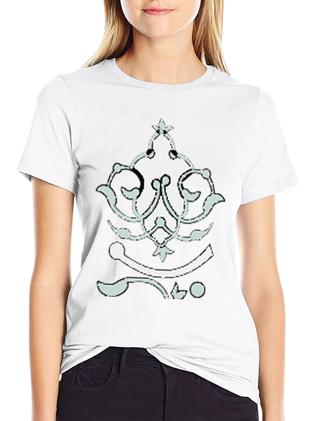 Modern Graphic Tee - Black