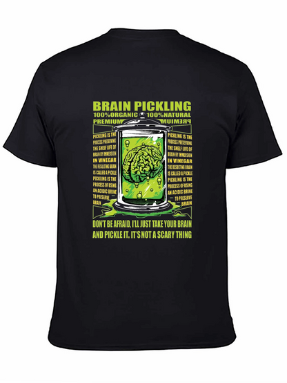 Brain Pickling T-Shirt - Organic Natural Premium Tee