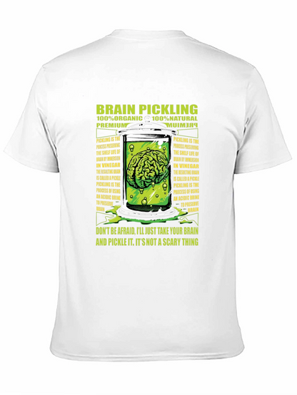 Brain Pickling T-Shirt - Organic Natural Premium Tee