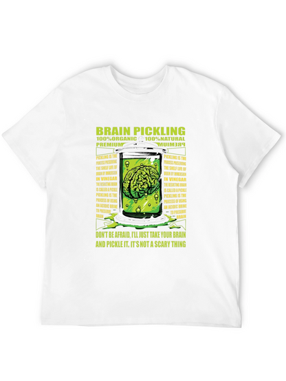 Brain Pickling T-Shirt - Organic Natural Premium Tee