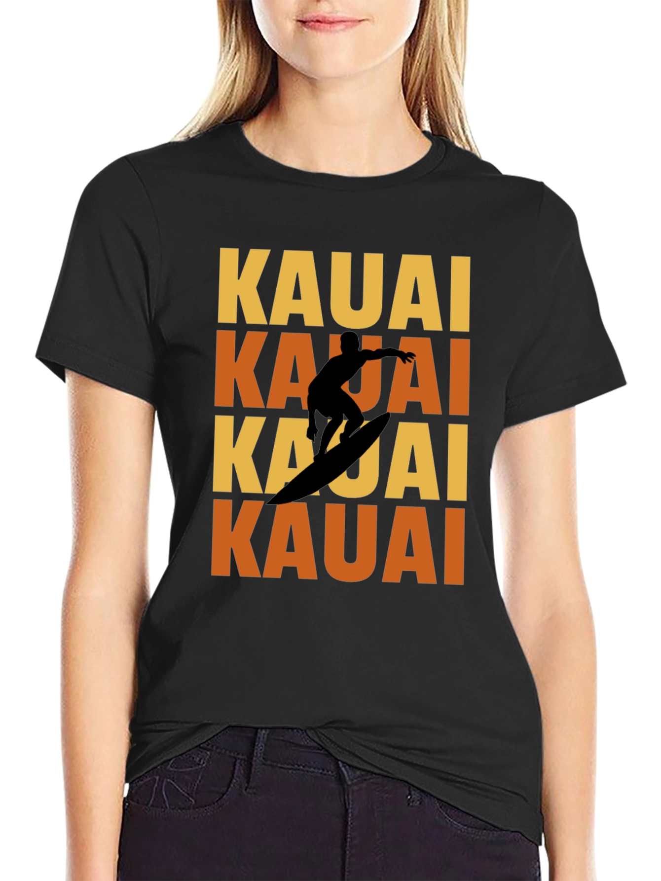 Kauai Surfer T-Shirt - Island Vibes