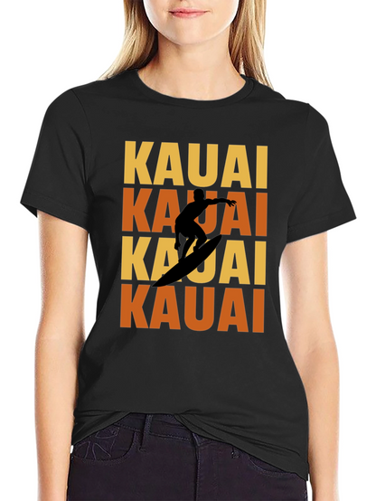 Kauai Surfer T-Shirt - Island Vibes