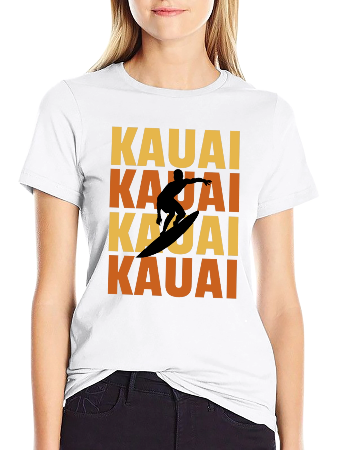 Kauai Surfer T-Shirt - Island Vibes