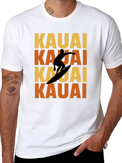 Kauai Surfer T-Shirt - Island Vibes