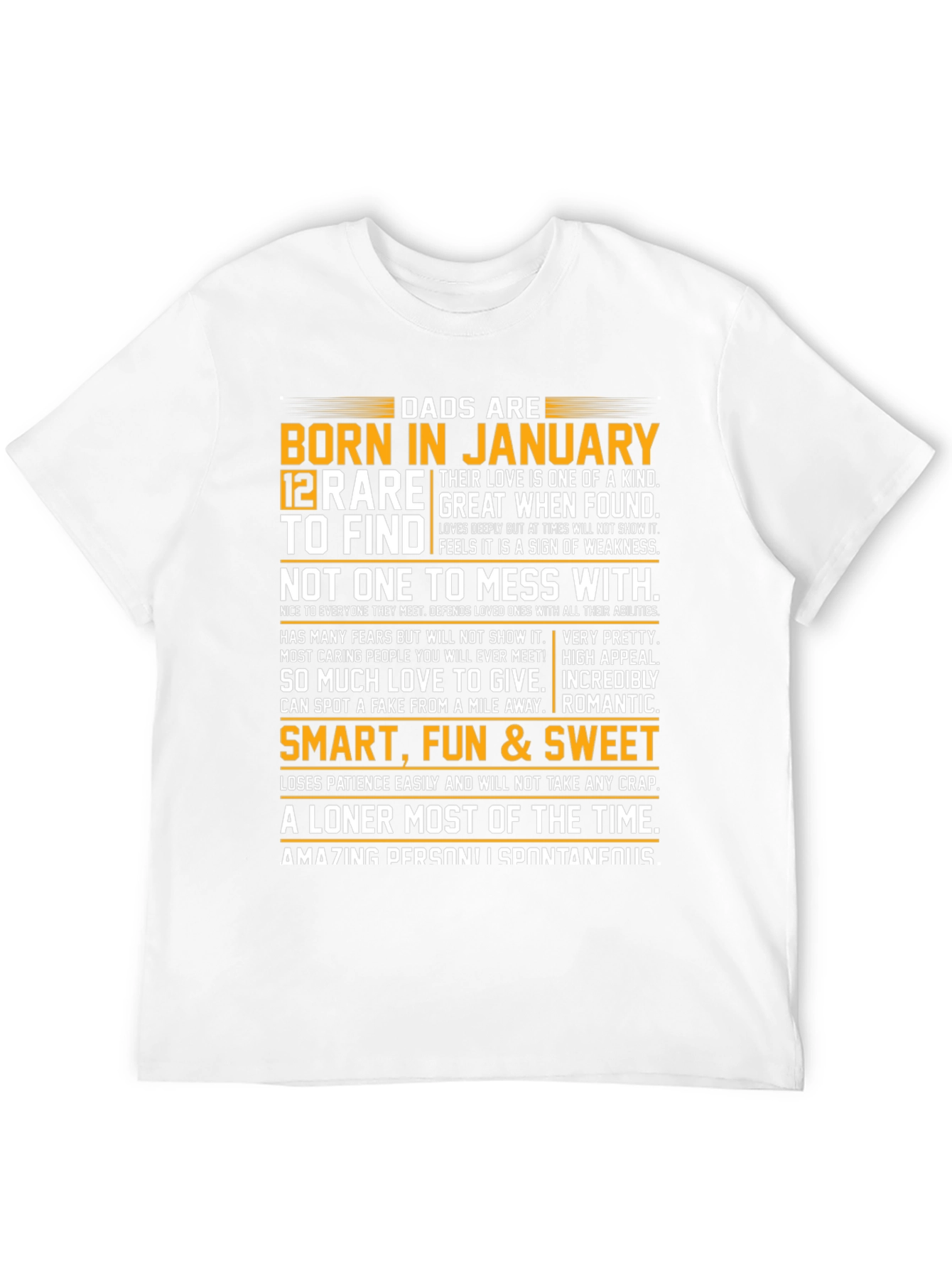 Dads Born in January Graphic Tee
