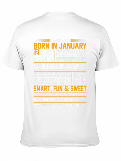 Dads Born in January Graphic Tee