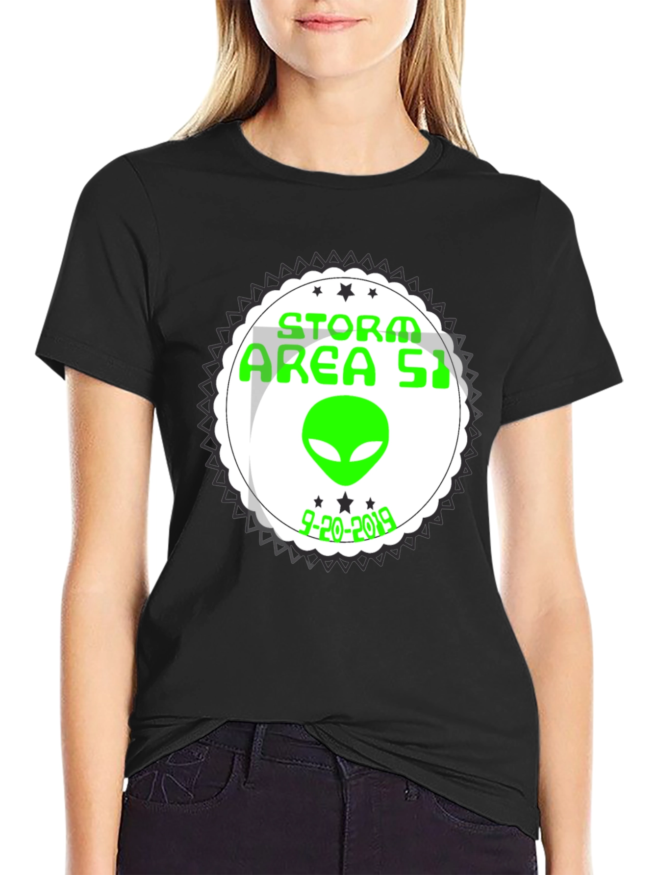 Storm Area 51 Alien Graphic T-Shirt