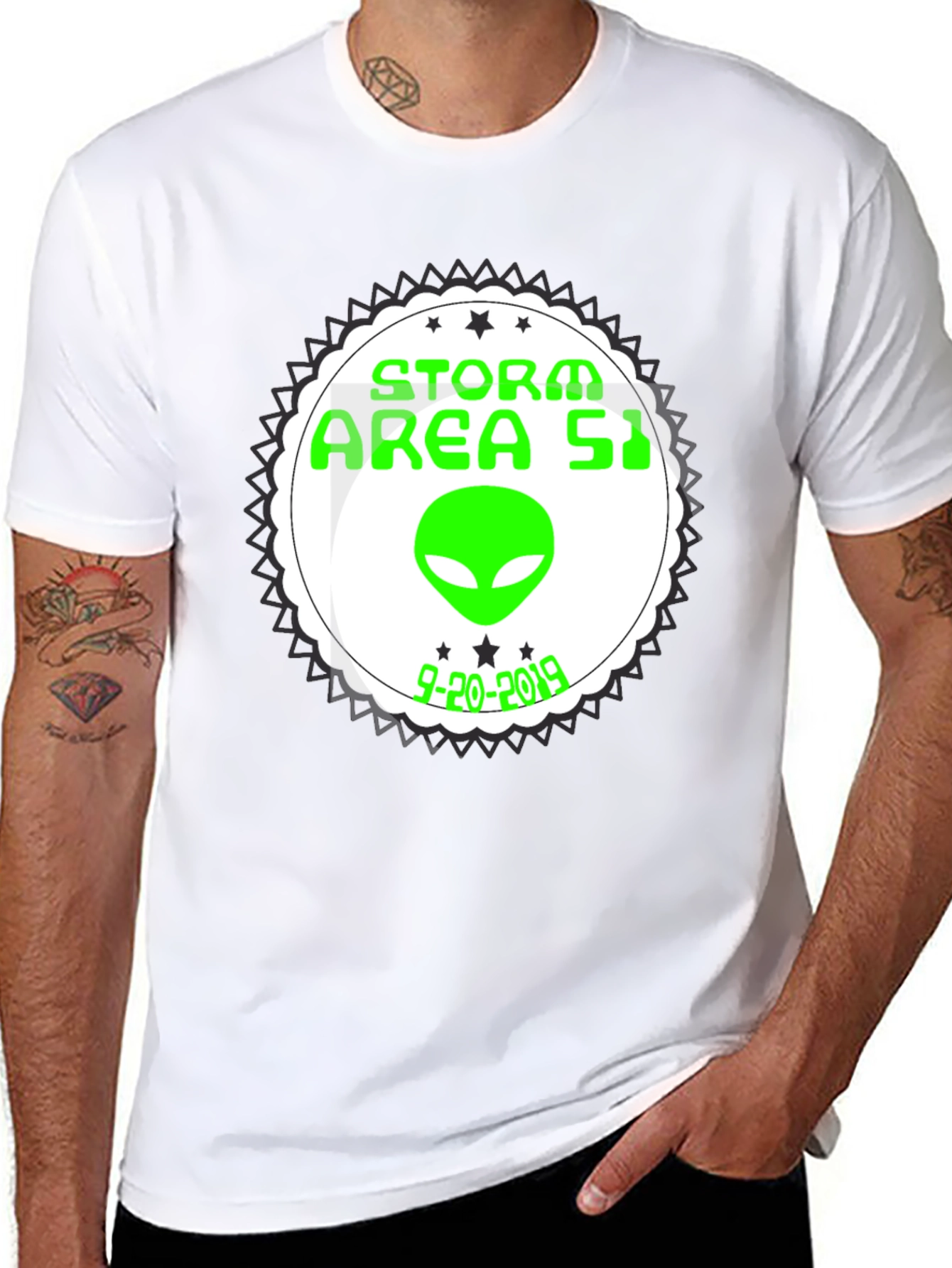 Storm Area 51 Alien Graphic T-Shirt