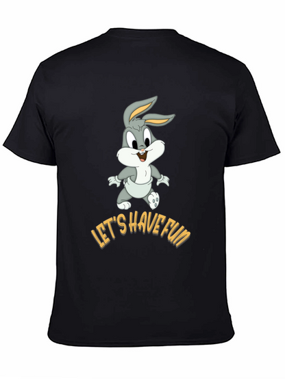 Lets Have Fun Bugs Bunny Black T-Shirt