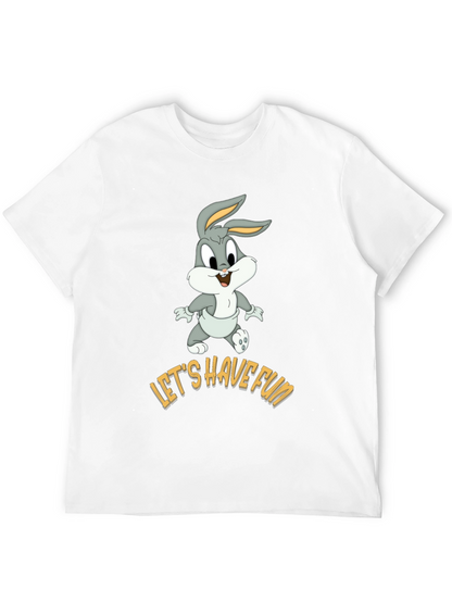Lets Have Fun Bugs Bunny Black T-Shirt