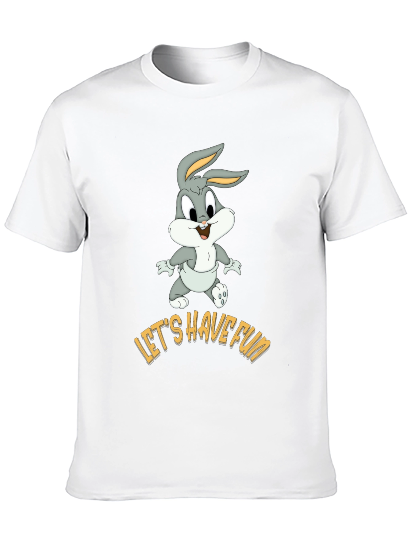 Lets Have Fun Bugs Bunny Black T-Shirt