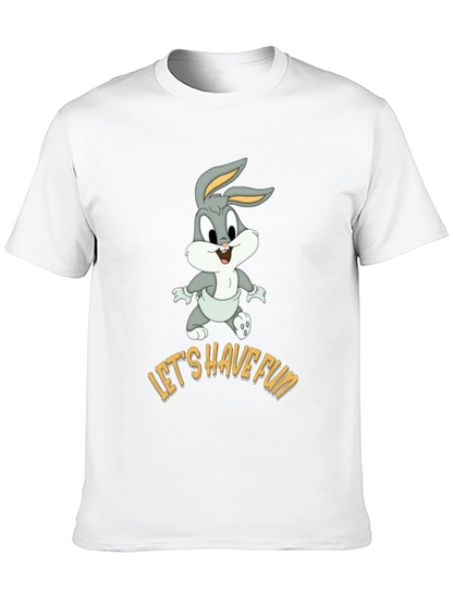 Lets Have Fun Bugs Bunny Black T-Shirt