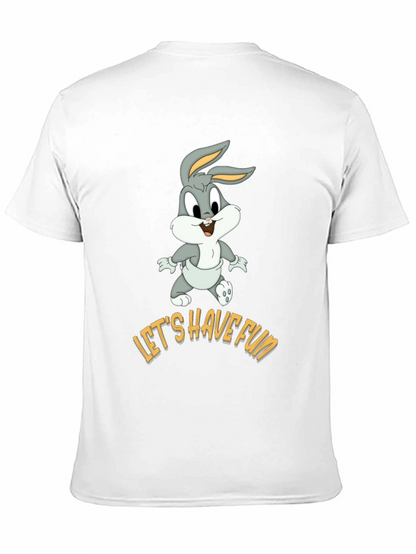 Lets Have Fun Bugs Bunny Black T-Shirt