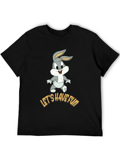 Lets Have Fun Bugs Bunny Black T-Shirt