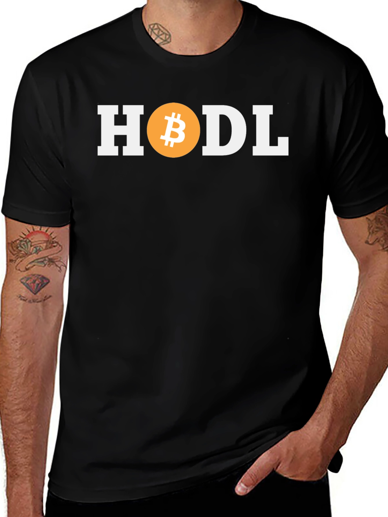 HODL Bitcoin Crypto T-Shirt - Stay the Course!
