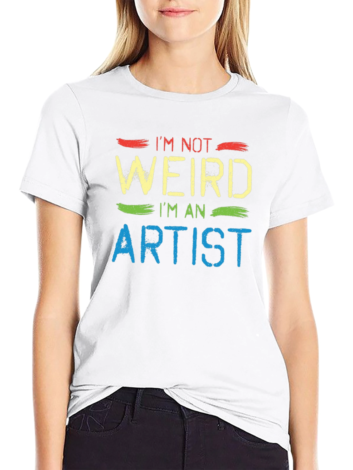 Im Not Weird Im An Artist Graphic T-Shirt