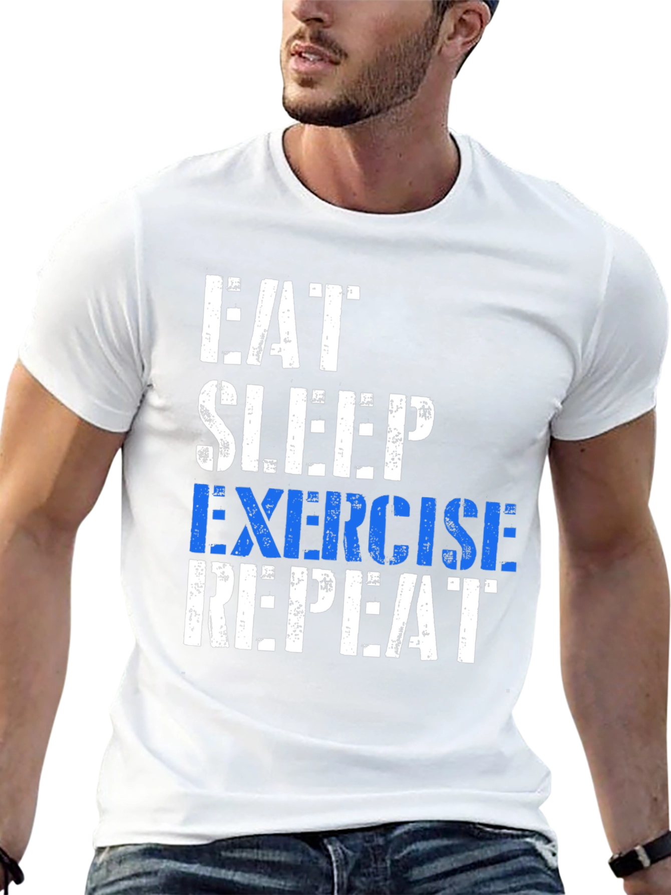 Eat Sleep Exercise Repeat T-Shirt