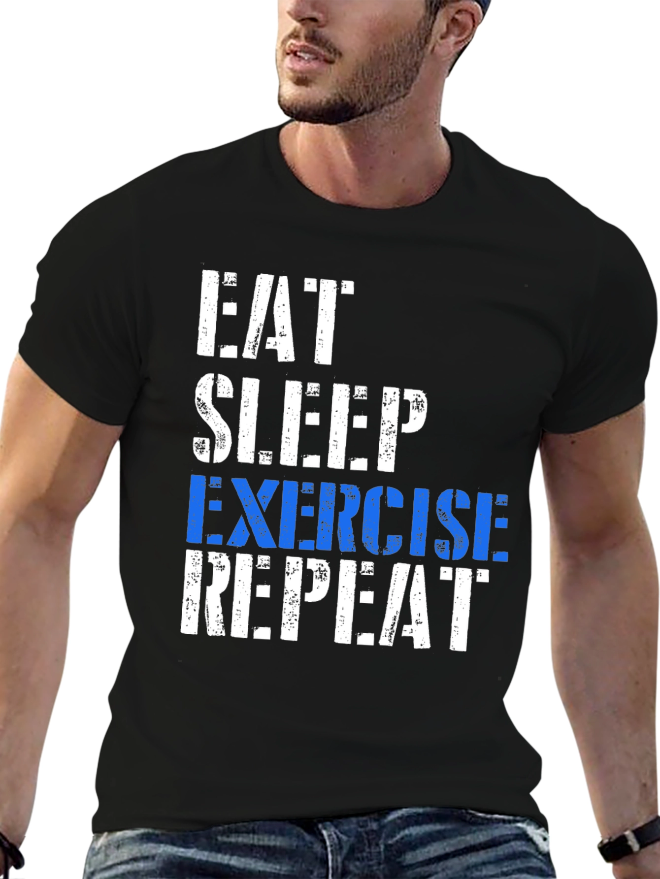 Eat Sleep Exercise Repeat T-Shirt
