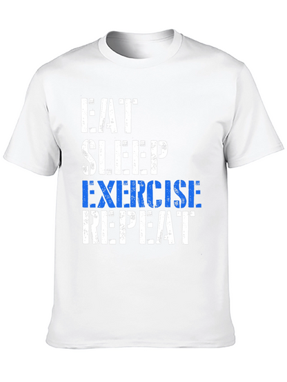 Eat Sleep Exercise Repeat T-Shirt