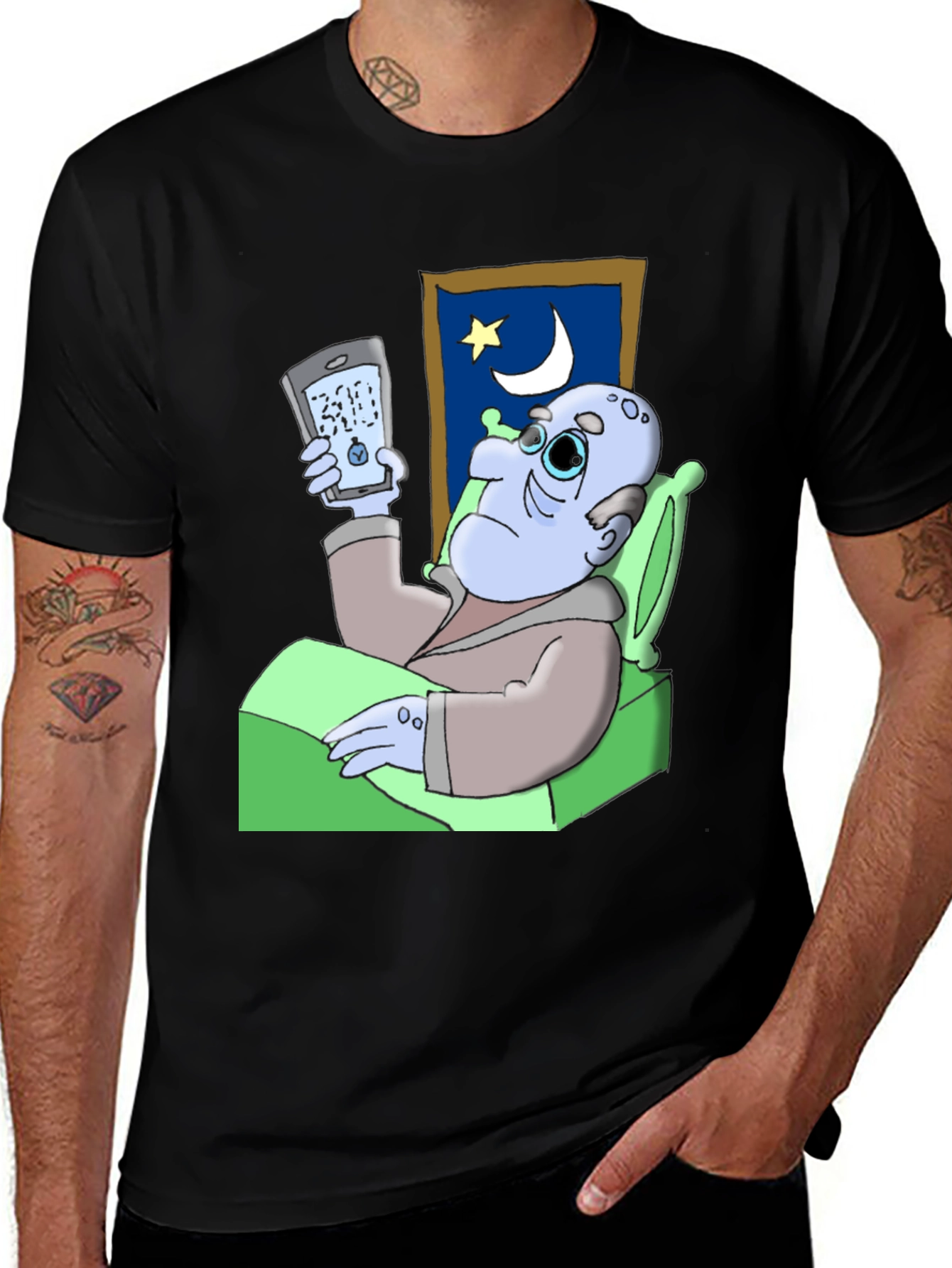 Night Owl T-Shirt: Funny Insomnia Graphic Tee