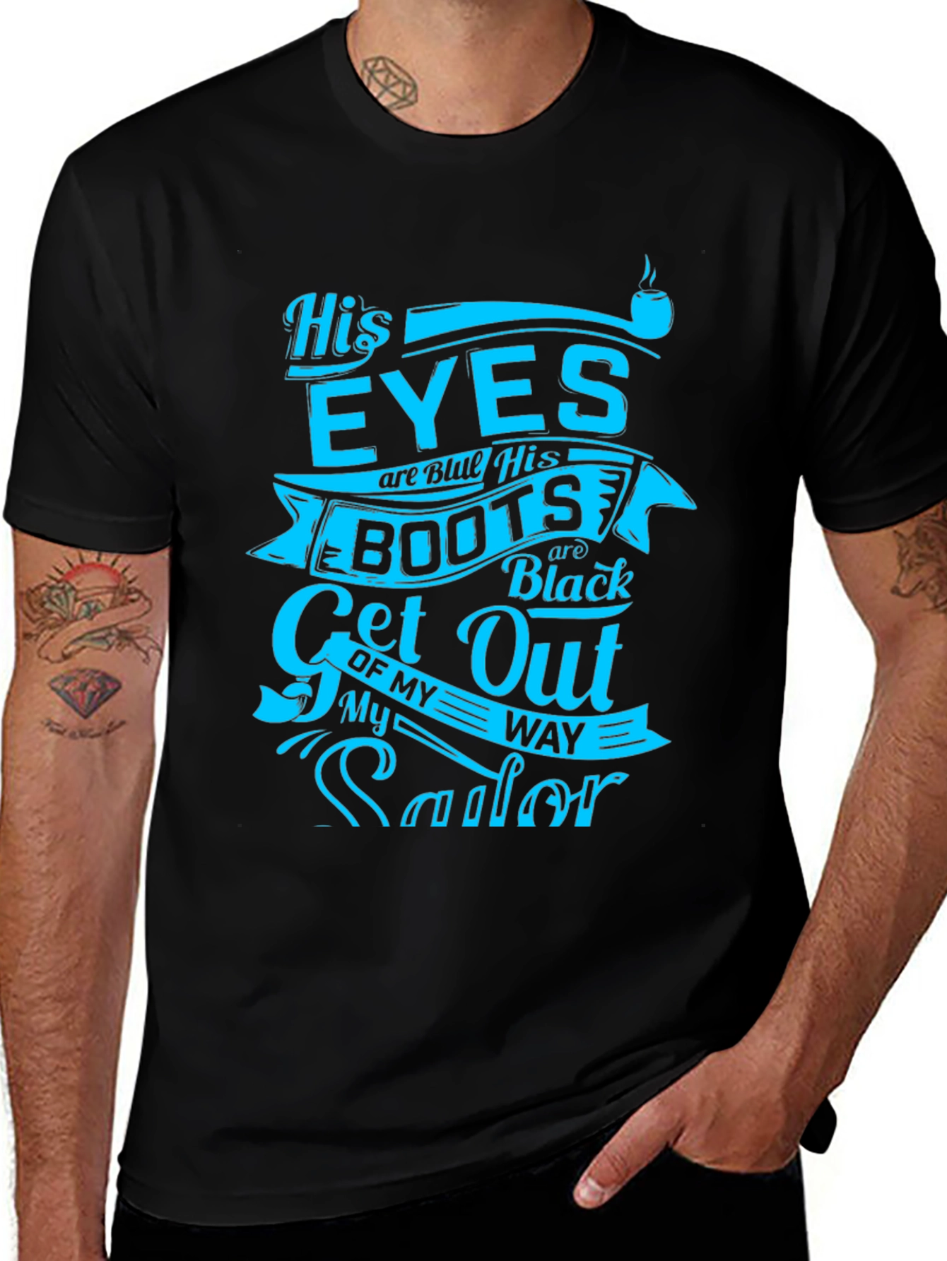 His Eyes T-Shirt - Sailor Graphic Tee