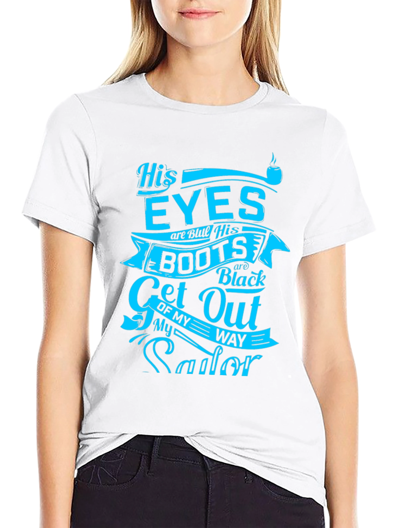 His Eyes T-Shirt - Sailor Graphic Tee