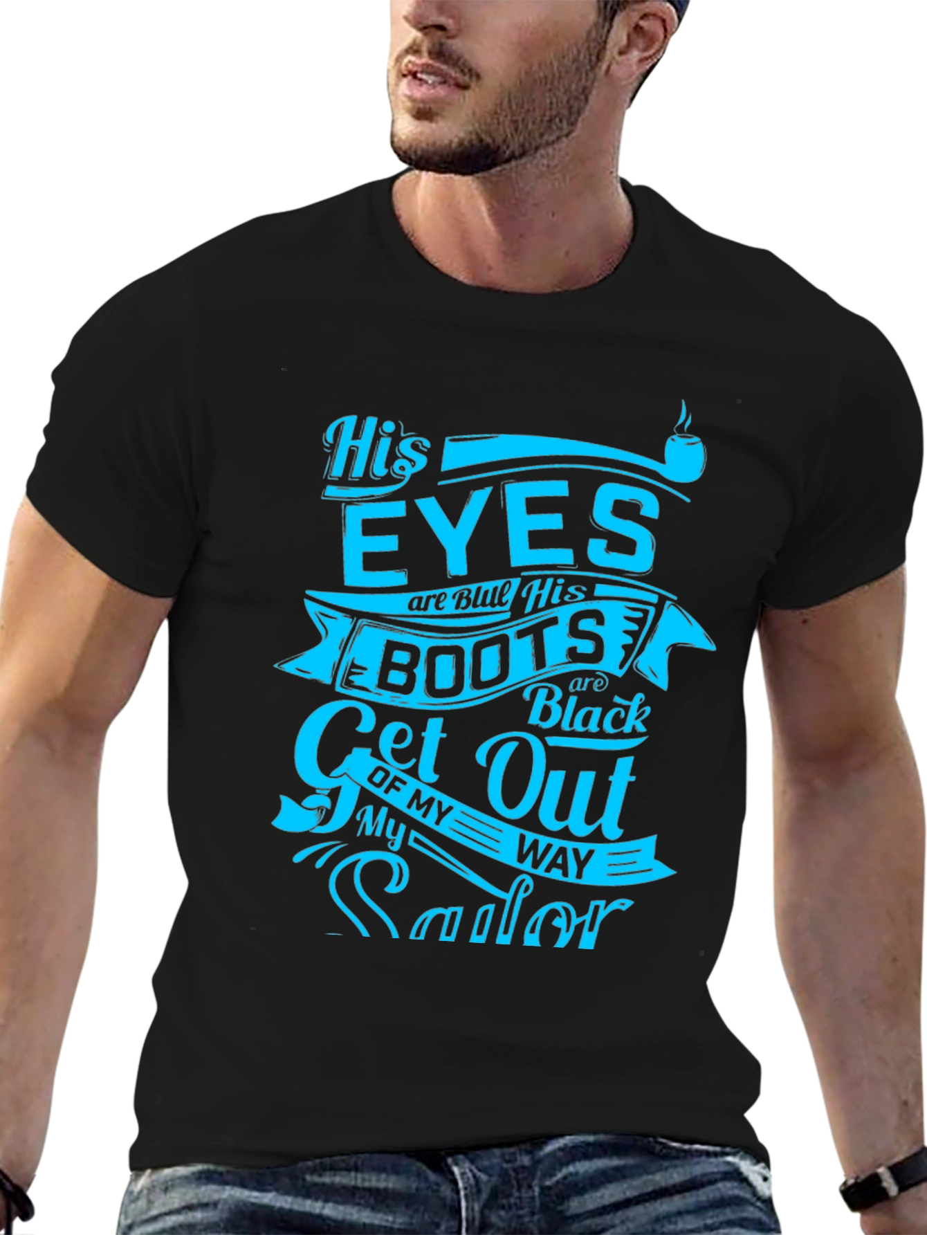 His Eyes T-Shirt - Sailor Graphic Tee