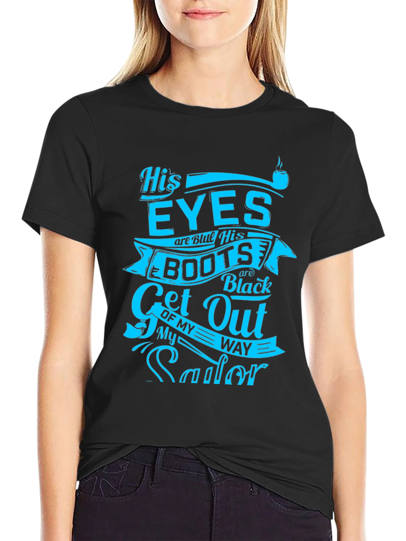 His Eyes T-Shirt - Sailor Graphic Tee