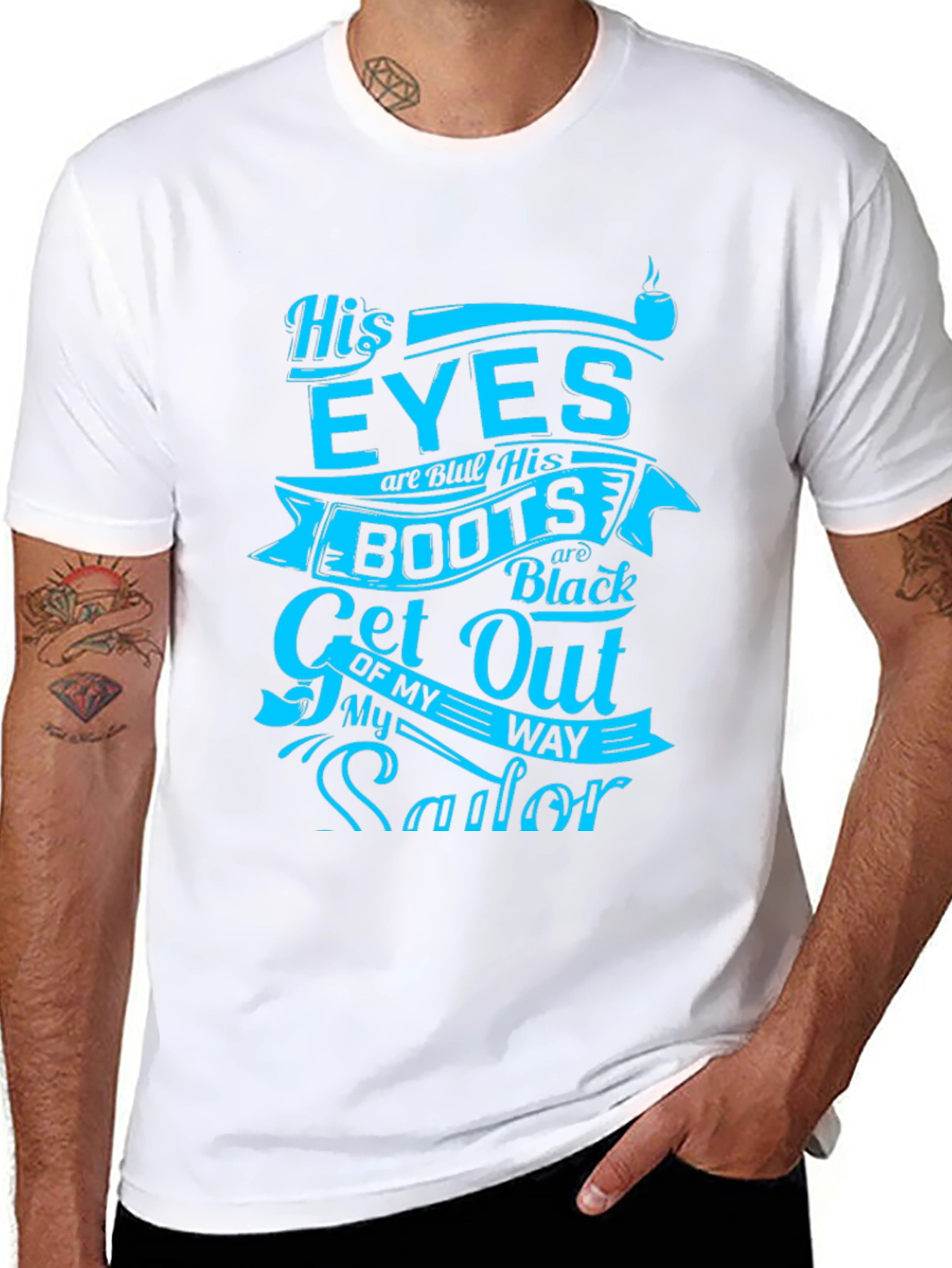 His Eyes T-Shirt - Sailor Graphic Tee