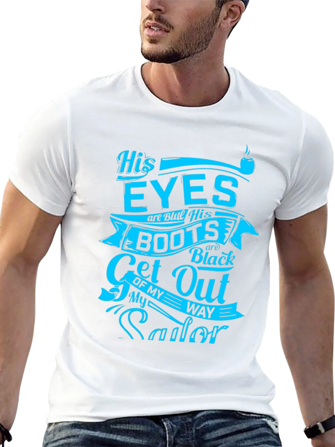 His Eyes T-Shirt - Sailor Graphic Tee