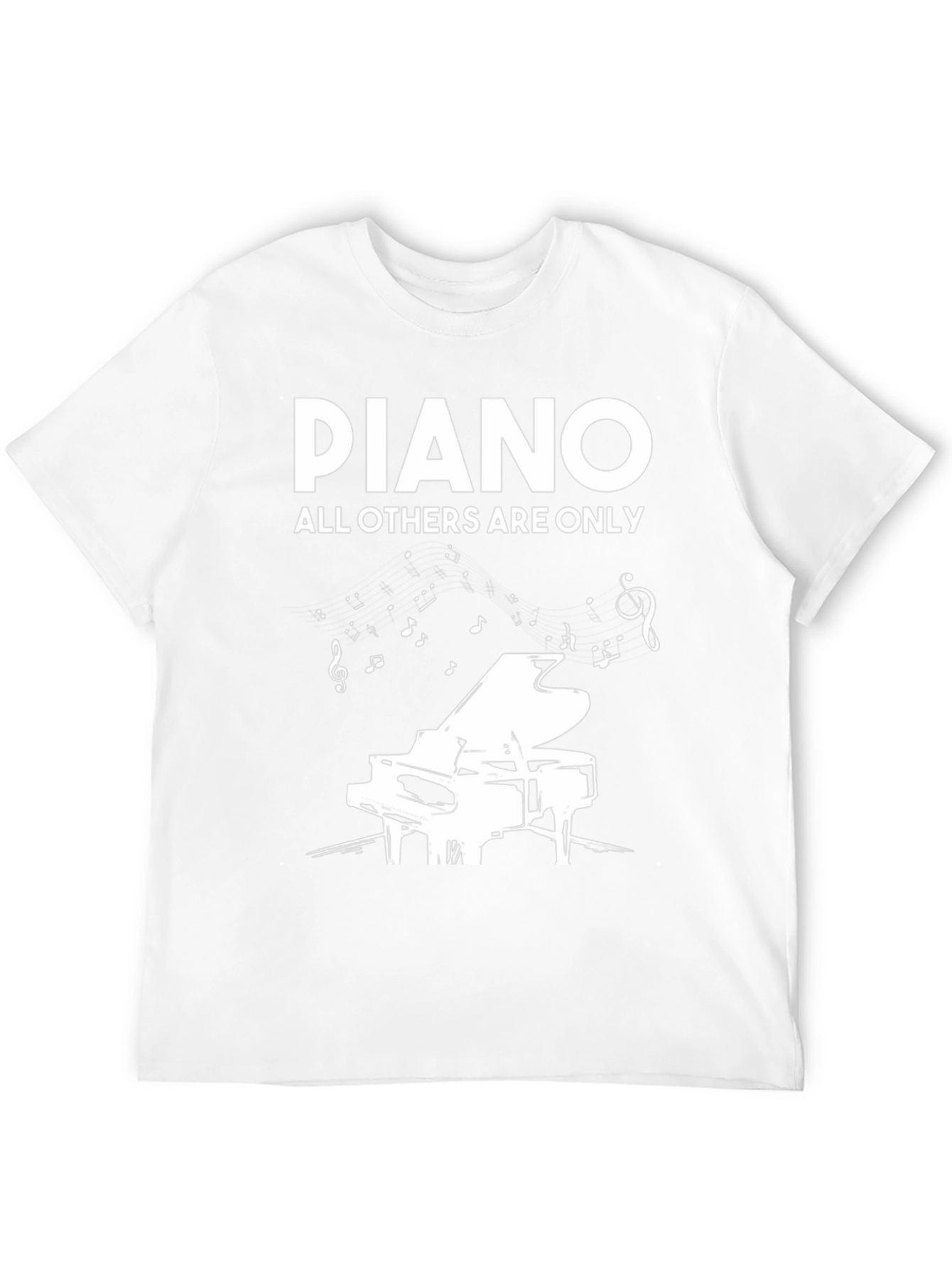 Piano Lovers T-Shirt - Music is My Life!