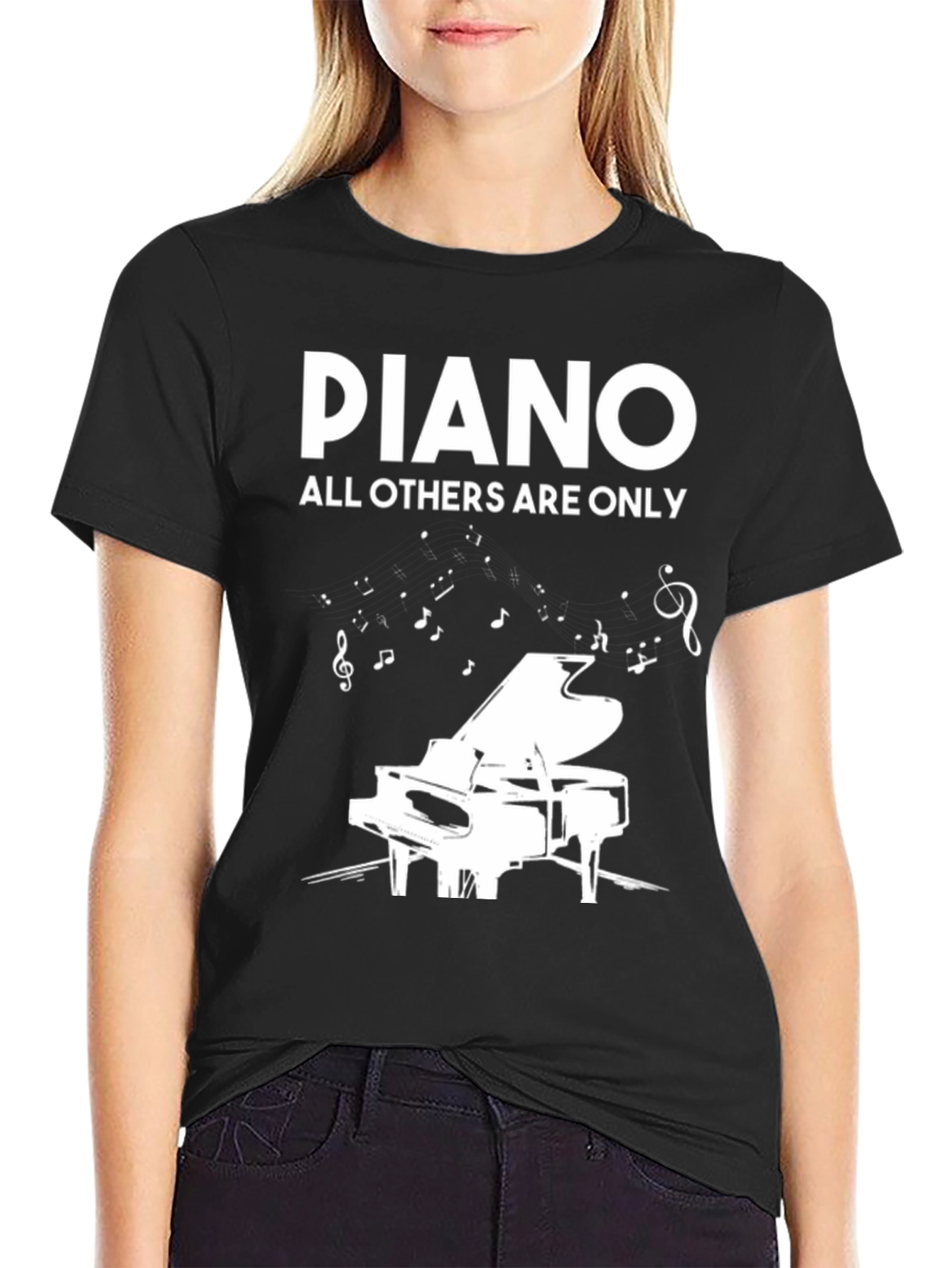 Piano Lovers T-Shirt - Music is My Life!