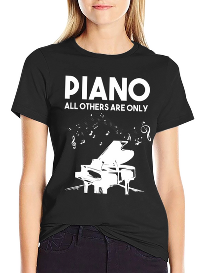 Piano Lovers T-Shirt - Music is My Life!