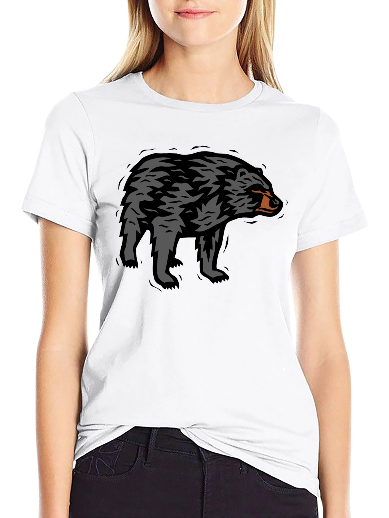 Black Bear Graphic T-Shirt