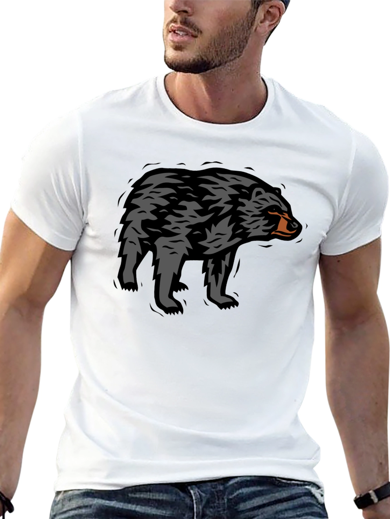 Black Bear Graphic T-Shirt