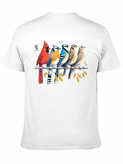 Birds on Branch Graphic Tee - Black