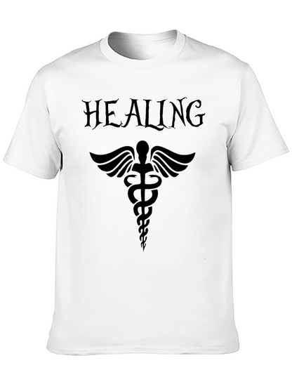 Healing Caduceus T-Shirt - Black