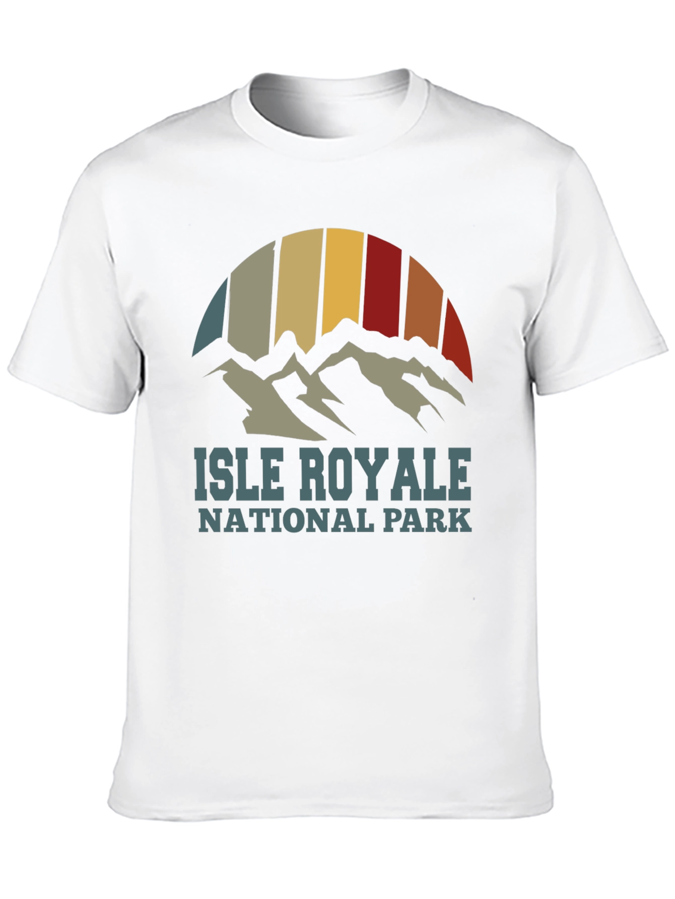 Isle Royale National Park T-Shirt Retro Style