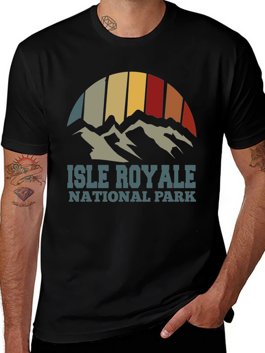 Isle Royale National Park T-Shirt Retro Style