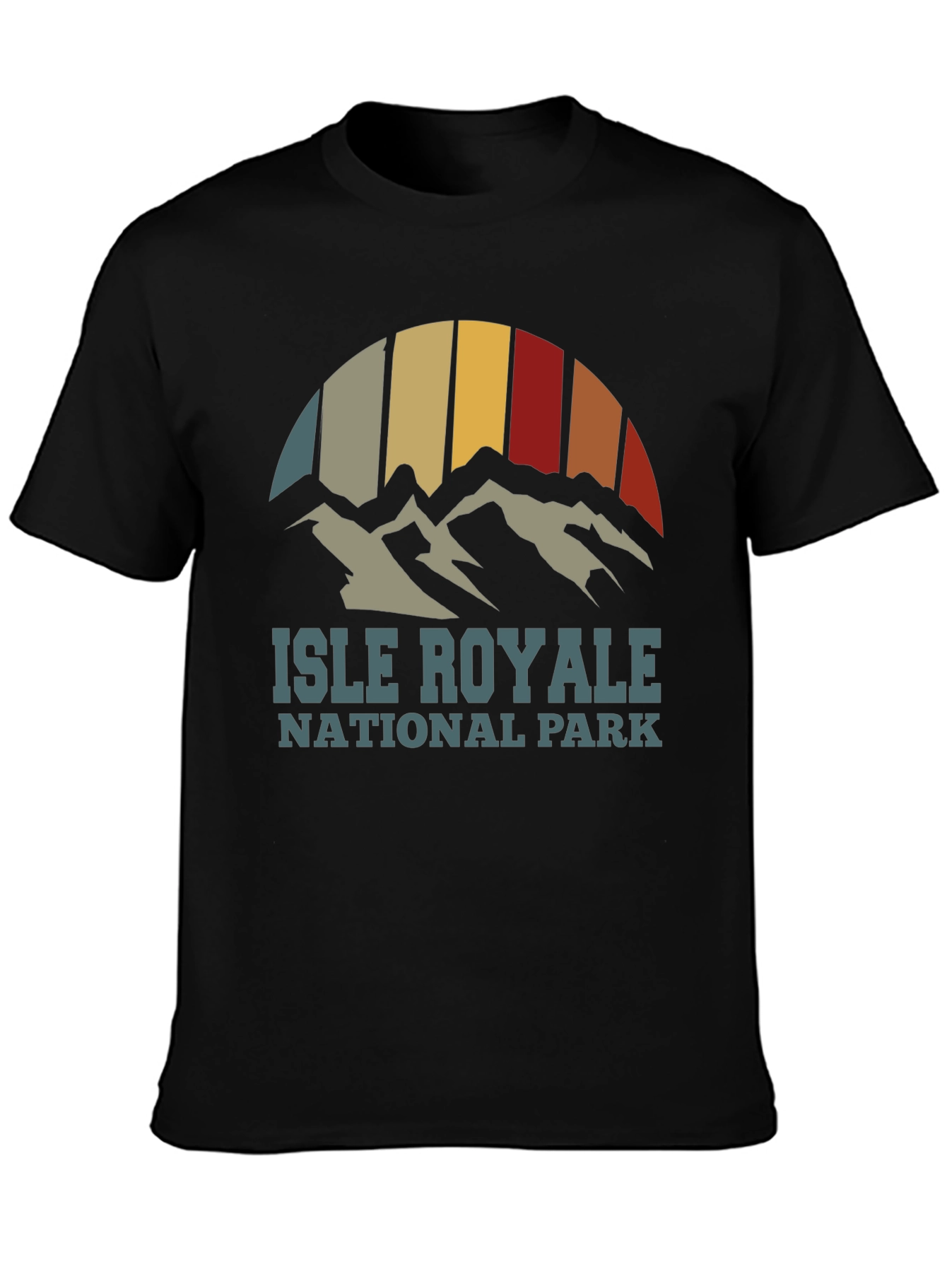Isle Royale National Park T-Shirt Retro Style