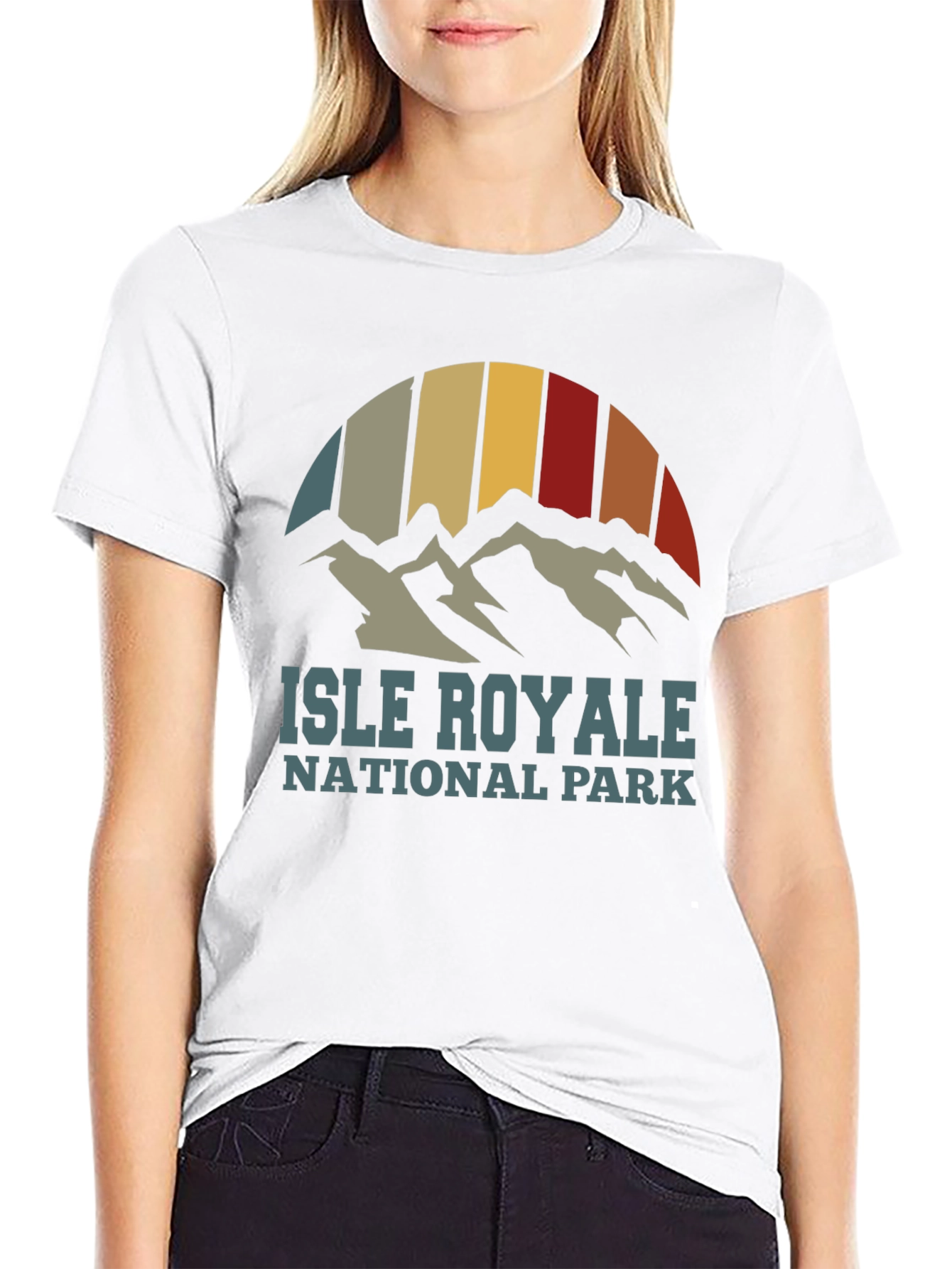 Isle Royale National Park T-Shirt Retro Style