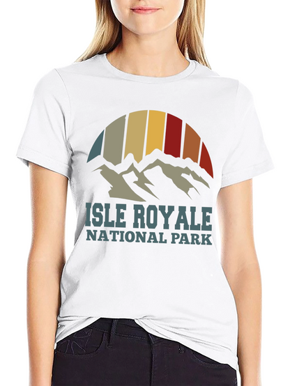 Isle Royale National Park T-Shirt Retro Style