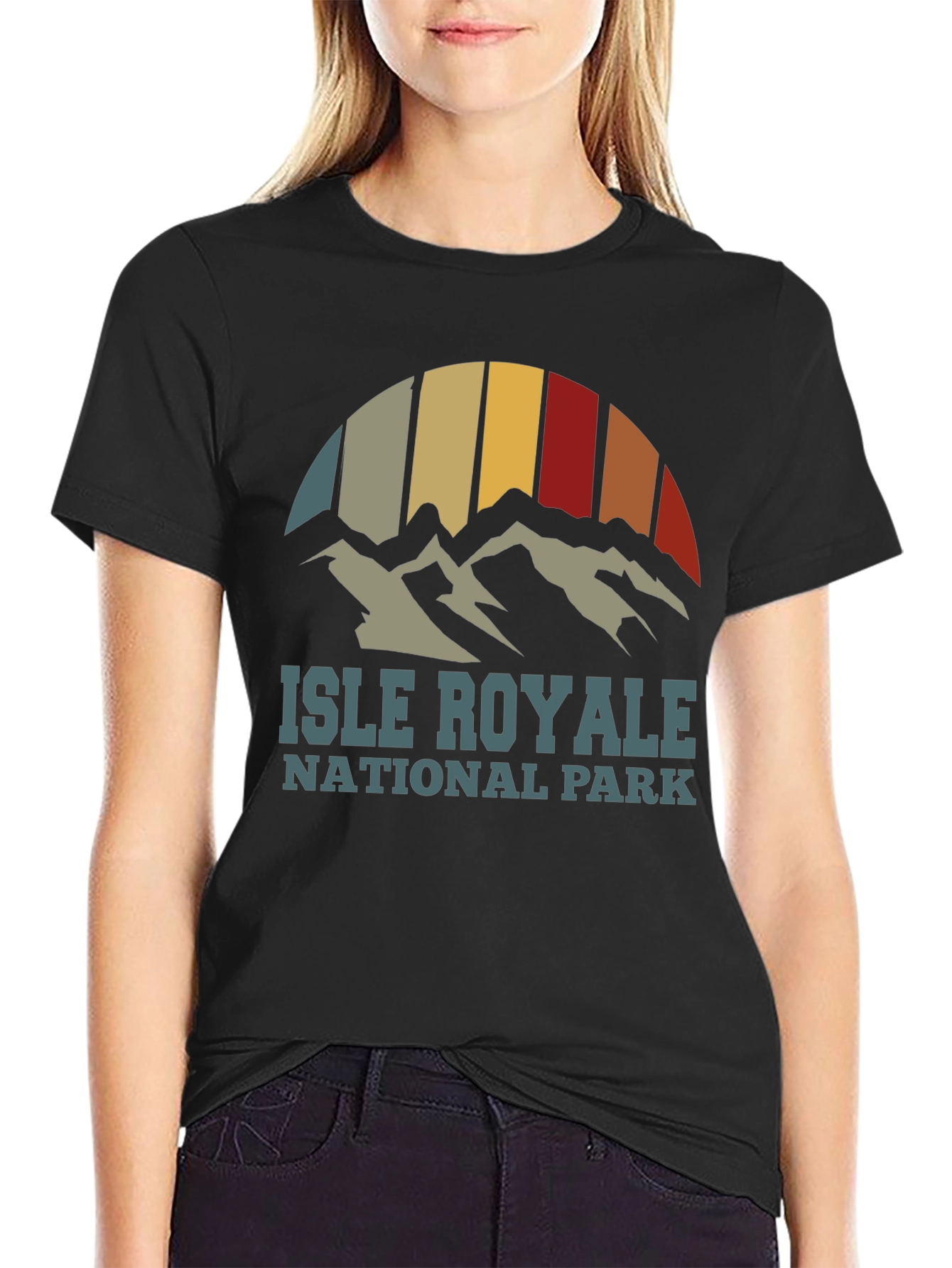 Isle Royale National Park T-Shirt Retro Style