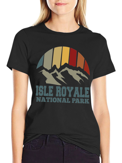 Isle Royale National Park T-Shirt Retro Style