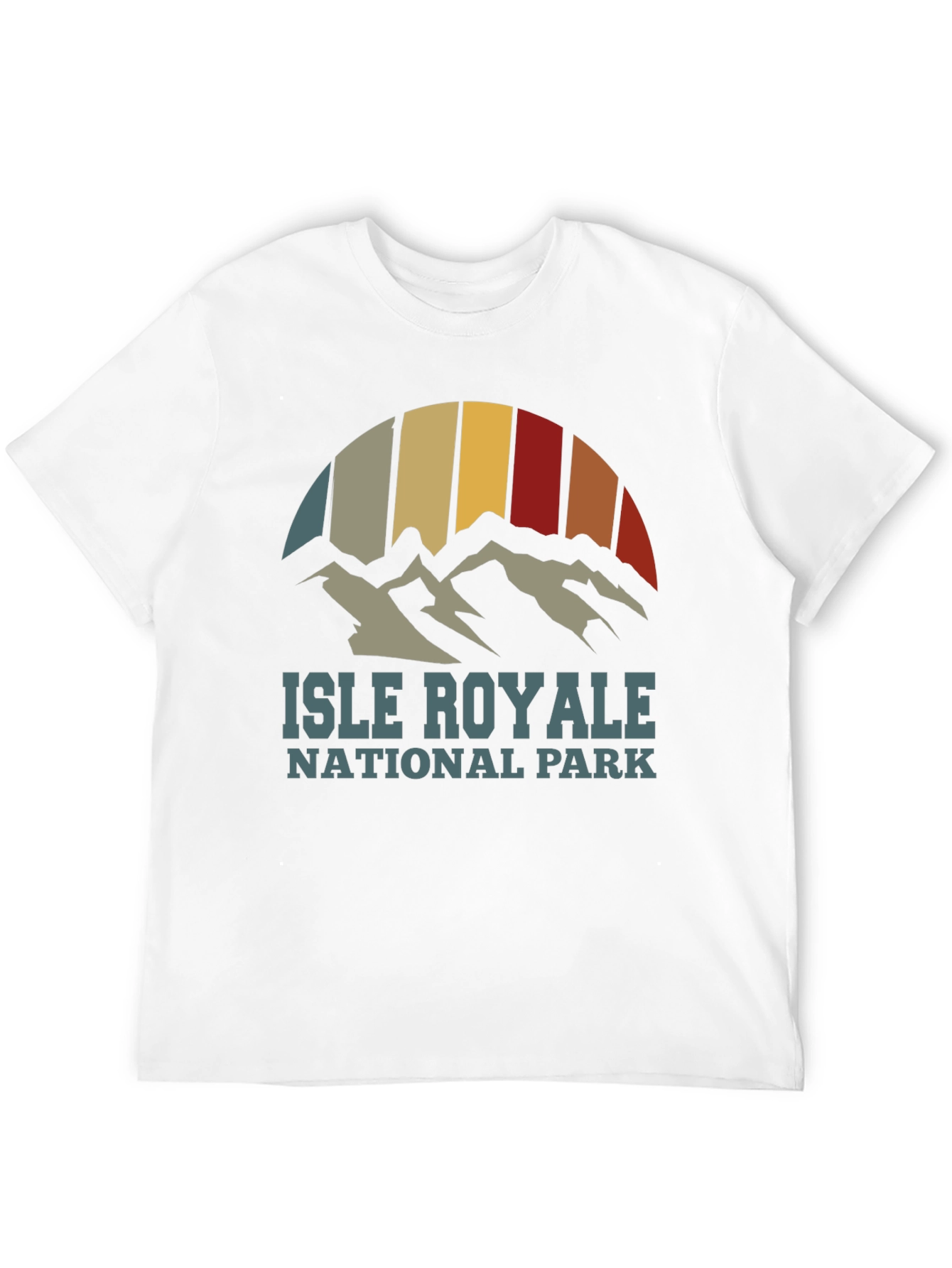 Isle Royale National Park T-Shirt Retro Style