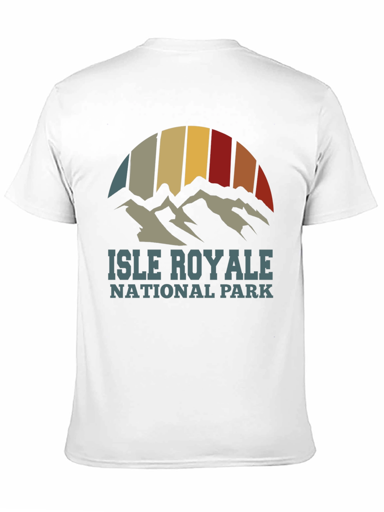Isle Royale National Park T-Shirt Retro Style
